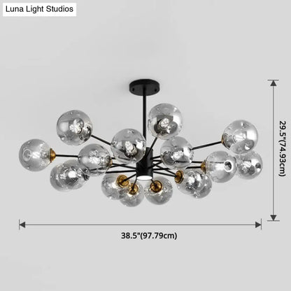 Modern Glass Bubble Chandelier Pendant Lights for Bedrooms