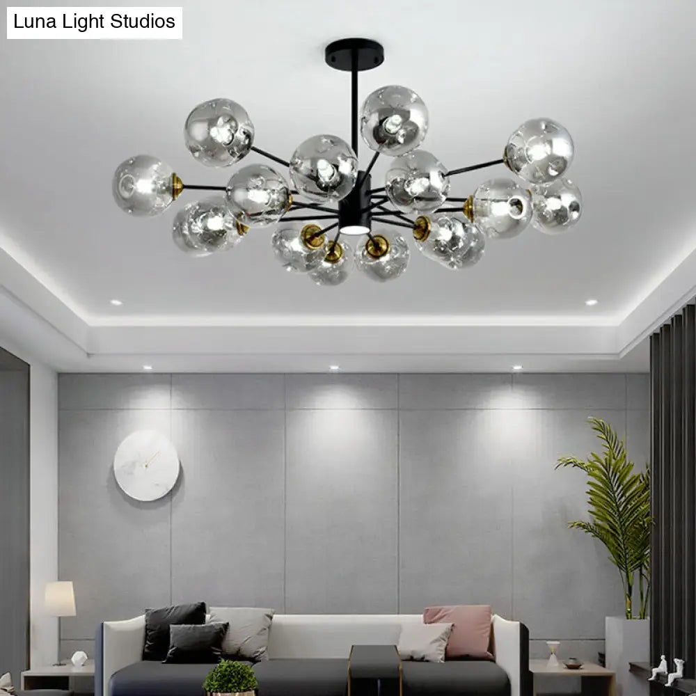 Modern Glass Bubble Chandelier Pendant Lights for Bedrooms