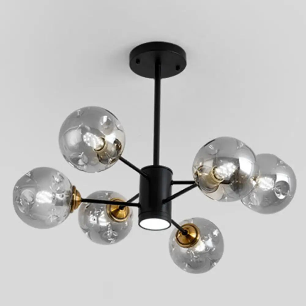 Modern Glass Bubble Chandelier Pendant Lights for Bedrooms