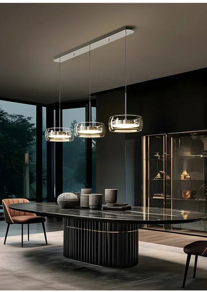 Modern Glass Dining Table Pendant Light