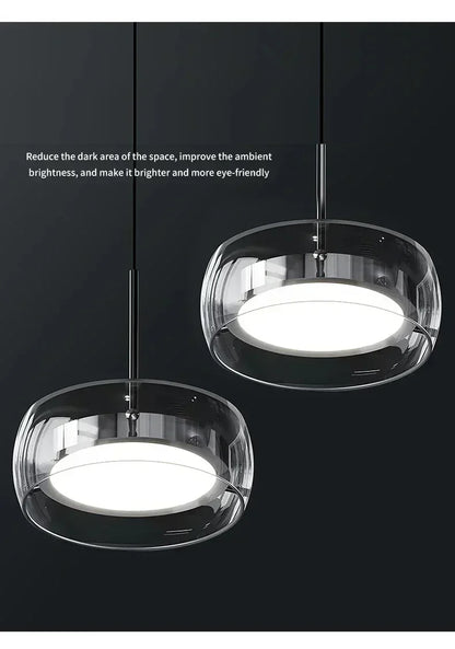 Modern Glass Dining Table Pendant Light