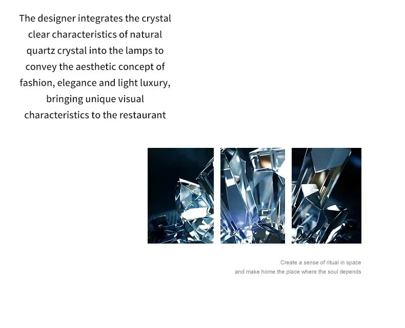 Modern Glass Dining Table Pendant Light