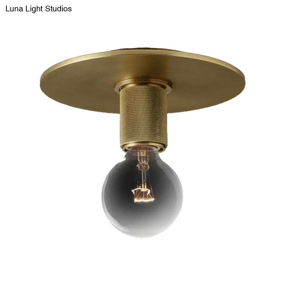 ديكوربايتس™ مصباح سقف معلق زجاجي حديث من ديكوربايتس™ مصنوع من النحاس للشرفة - أشكال كروية، مخروطية، أسطوانية، وبوقية