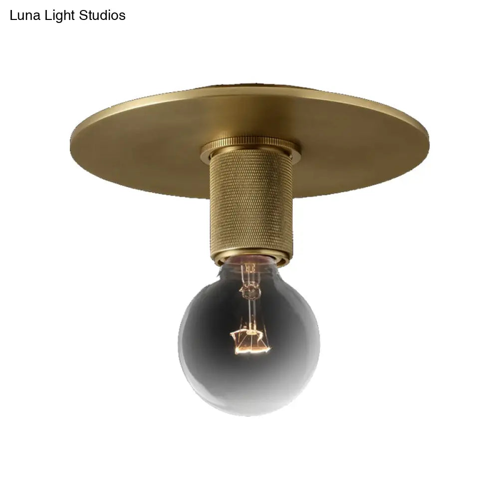 ديكوربايتس™ مصباح سقف معلق زجاجي حديث من ديكوربايتس™ مصنوع من النحاس للشرفة - أشكال كروية، مخروطية، أسطوانية، وبوقية