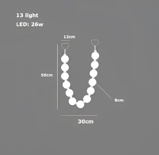 Modern glass gold pendant light featuring a sleek minimalist glass gold pendant with 13 led bulbs for decorbites decor