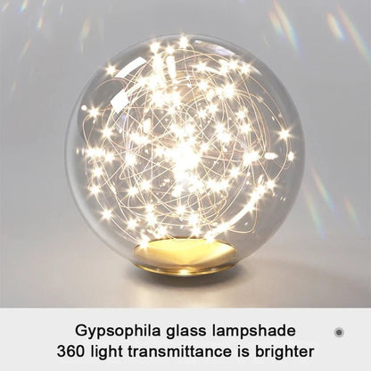 Modern Glass Pendant Light in Black or Gold - Decorbites