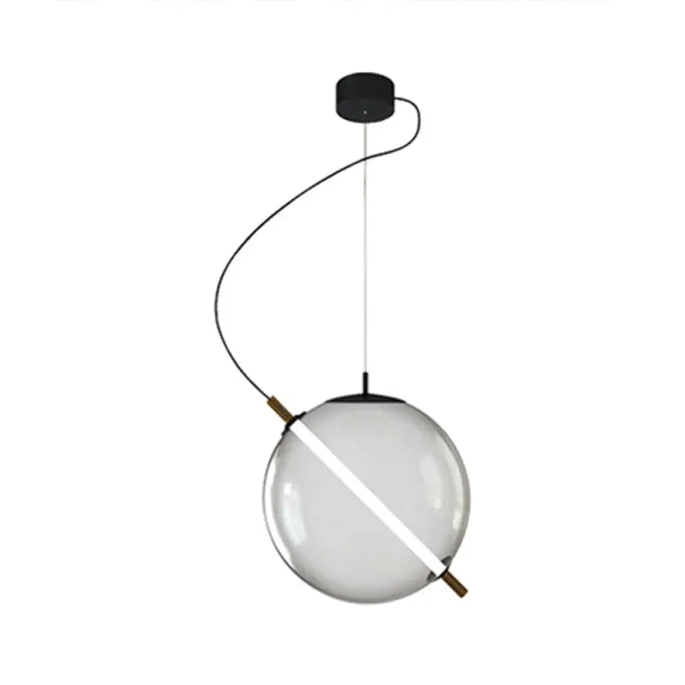 Modern Glass Pendant Light with LED for Stylish Kitchens