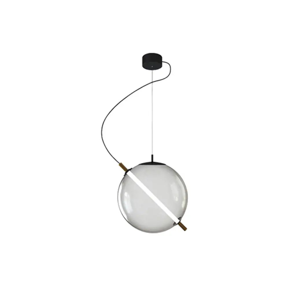 Modern Glass Pendant Light with LED for Stylish Kitchens