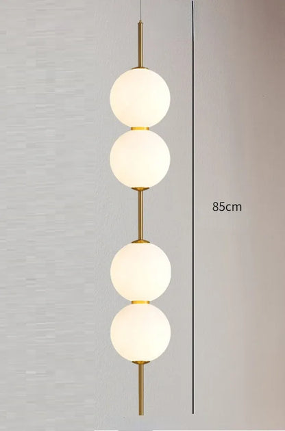 Modern Glass Pendant Lighting - 4 Heads