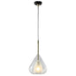 Modern Glass Teardrop Pendant Lamp for Living Room