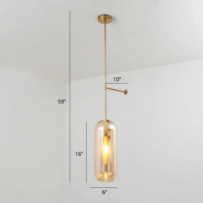 DecorBites™ DecorBites™ Modern Glass Wall Lamp with Brass Sconce and Mesh Guard