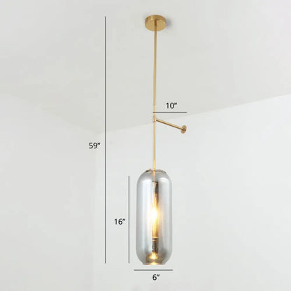 DecorBites™ DecorBites™ Modern Glass Wall Lamp with Brass Sconce and Mesh Guard