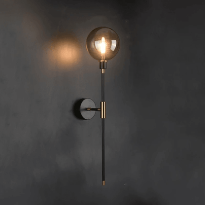 Modern Glass Wall Sconce - Gray