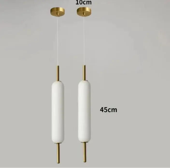 Modern gold and frosted glass led pendant chandelier with sleek white glass led pendant and polished brass accents for living room