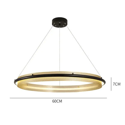 Modern gold and black decorbites honeycomb round pendant light with mesh concentric rings for warm dining room lighting