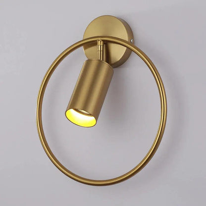 Modern Gold & Black Wall Sconce