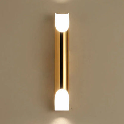 DecorBites™ DecorBites™ Modern Gold/Black/White Pipe Wall Light Sconce - 2/4 Lights, Metal Wall Mounted for Living Room