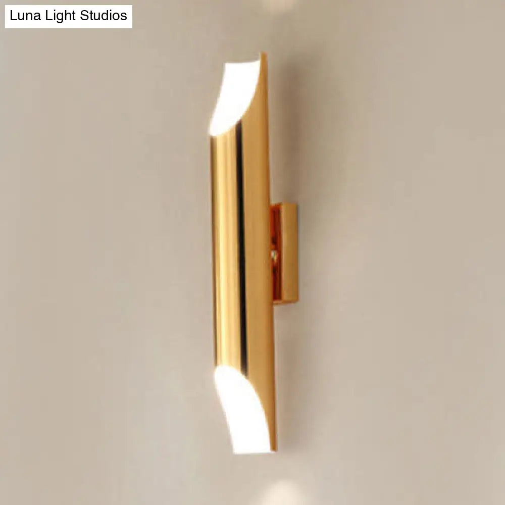 DecorBites™ DecorBites™ Modern Gold/Black/White Pipe Wall Light Sconce - 2/4 Lights, Metal Wall Mounted for Living Room