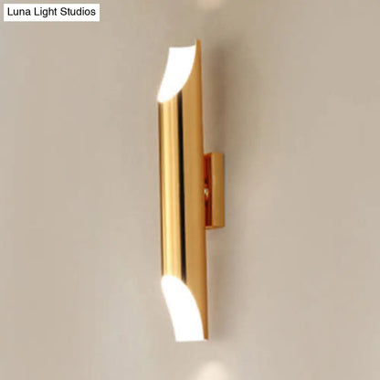 DecorBites™ DecorBites™ Modern Gold/Black/White Pipe Wall Light Sconce - 2/4 Lights, Metal Wall Mounted for Living Room