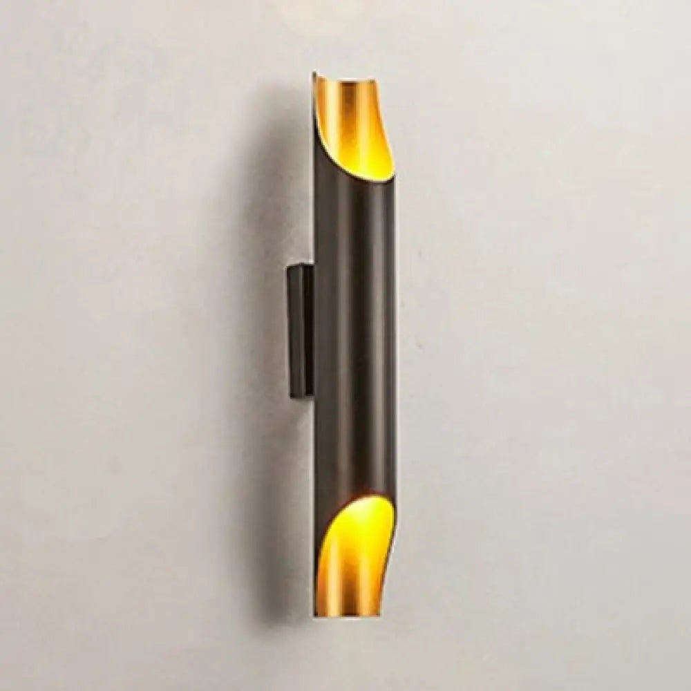 DecorBites™ DecorBites™ Modern Gold/Black/White Pipe Wall Light Sconce - 2/4 Lights, Metal Wall Mounted for Living Room
