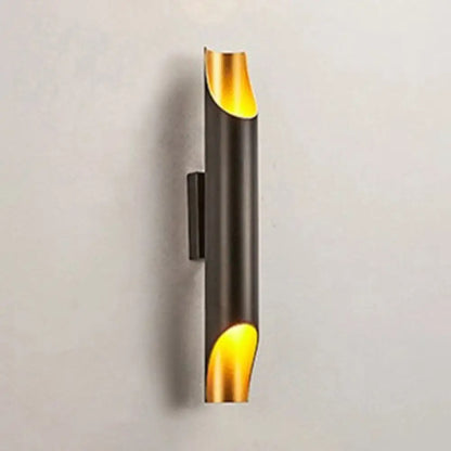 DecorBites™ DecorBites™ Modern Gold/Black/White Pipe Wall Light Sconce - 2/4 Lights, Metal Wall Mounted for Living Room