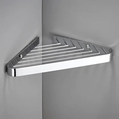 Modern gold brass bathroom shower rack with chrome finish angled ridged bars for brass bathroom shower decorbites
