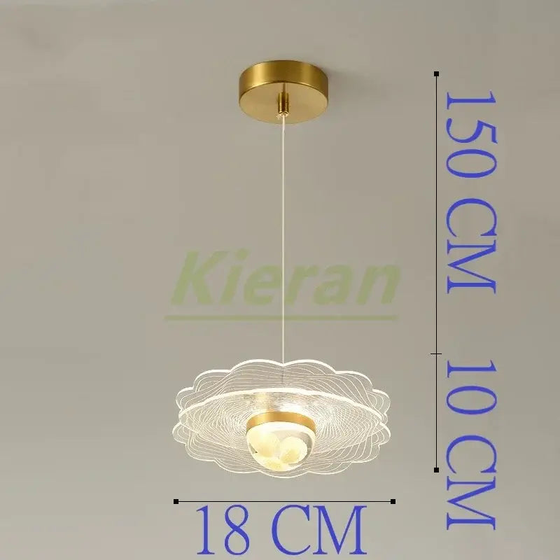 Modern gold butterfly led chandelier with layered glass shade and illuminated bulb for dining room decorbites butterfly led