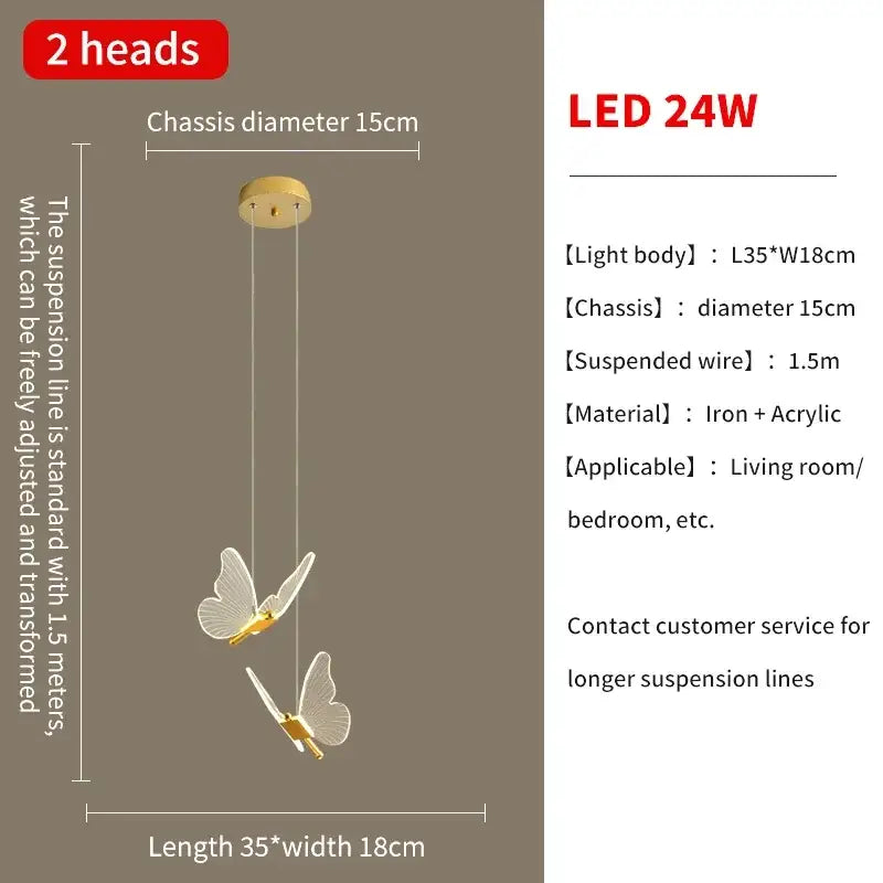 Modern gold butterfly led chandelier with translucent wings in iron and acrylic for stylish living room decorbites butterfly led