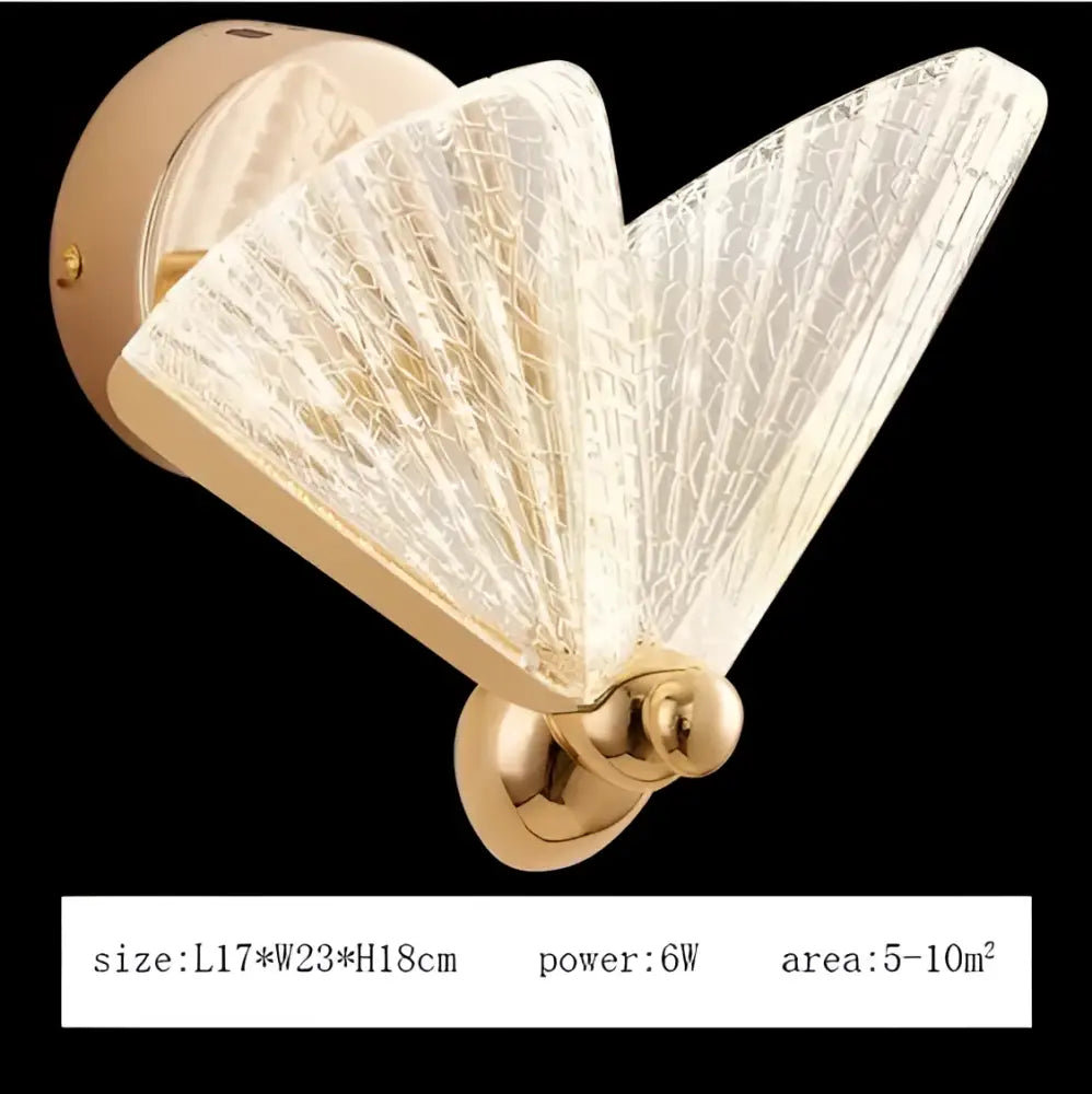 Modern gold butterfly pendant lamps with a gold-finished wall-mounted fan-shaped textured glass shade decorbites butterfly pendant