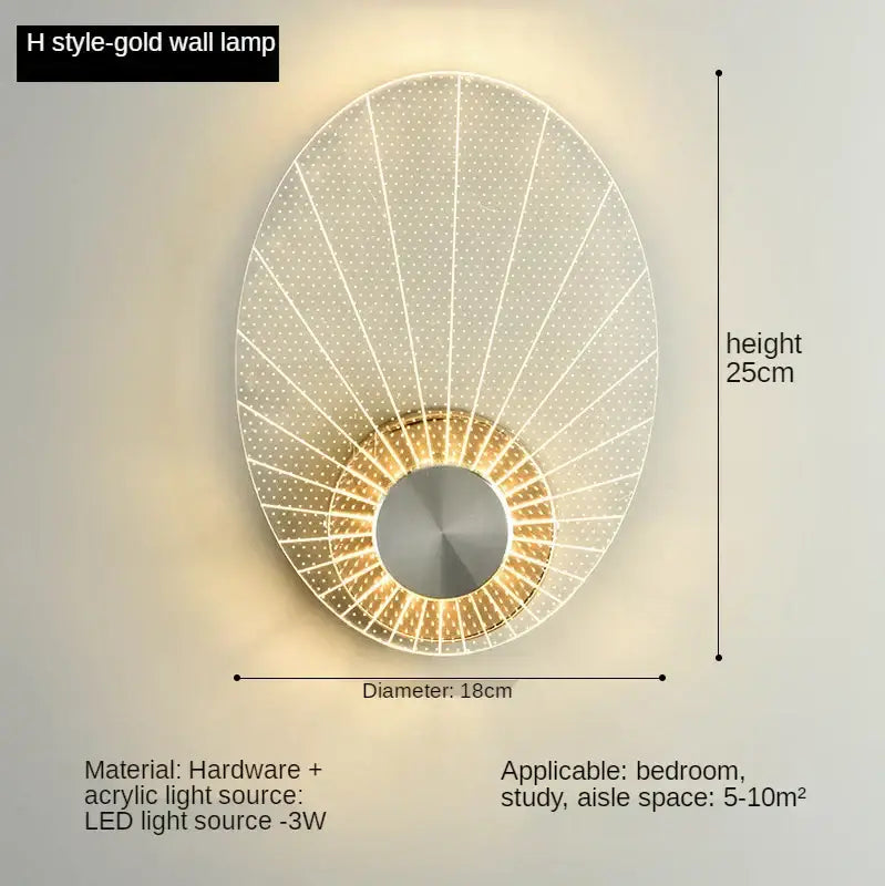 Modern gold butterfly wall lamp with h-style design and translucent acrylic panels led light for bedroom decorbites wall lamp