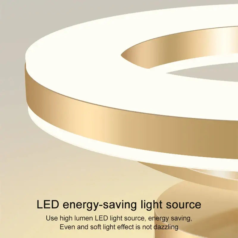 Modern gold circular led ceiling lamp with sleek white and gold metallic finish for living room decorbites led ceiling lamp