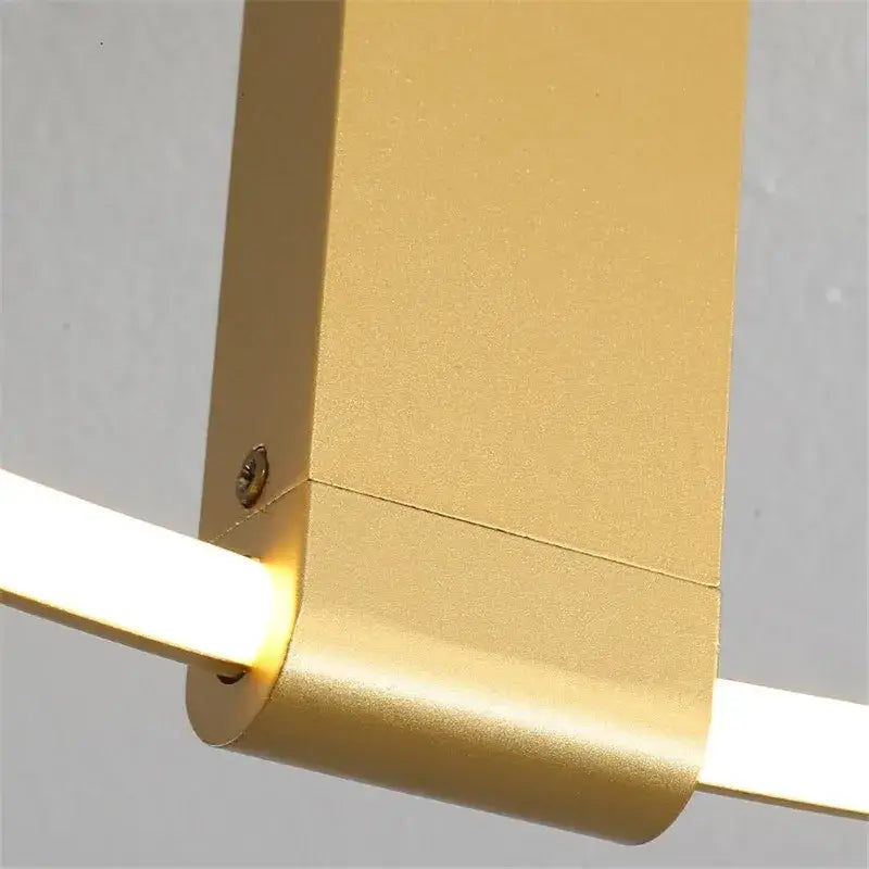 Modern gold rectangular led ceiling light fixture with sleek minimalist design for decorbites circular led ceiling use