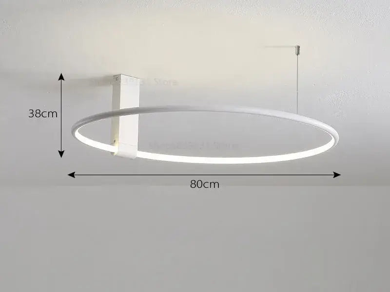 Modern gold circular led ceiling light with sleek minimalist design and 360 degree rotation for bedroom decorbites circular led