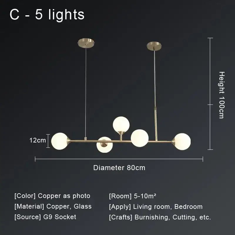 Modern gold copper ceiling chandelier with five frosted glass globes by decorbites copper ceiling chandelier decorbites copper