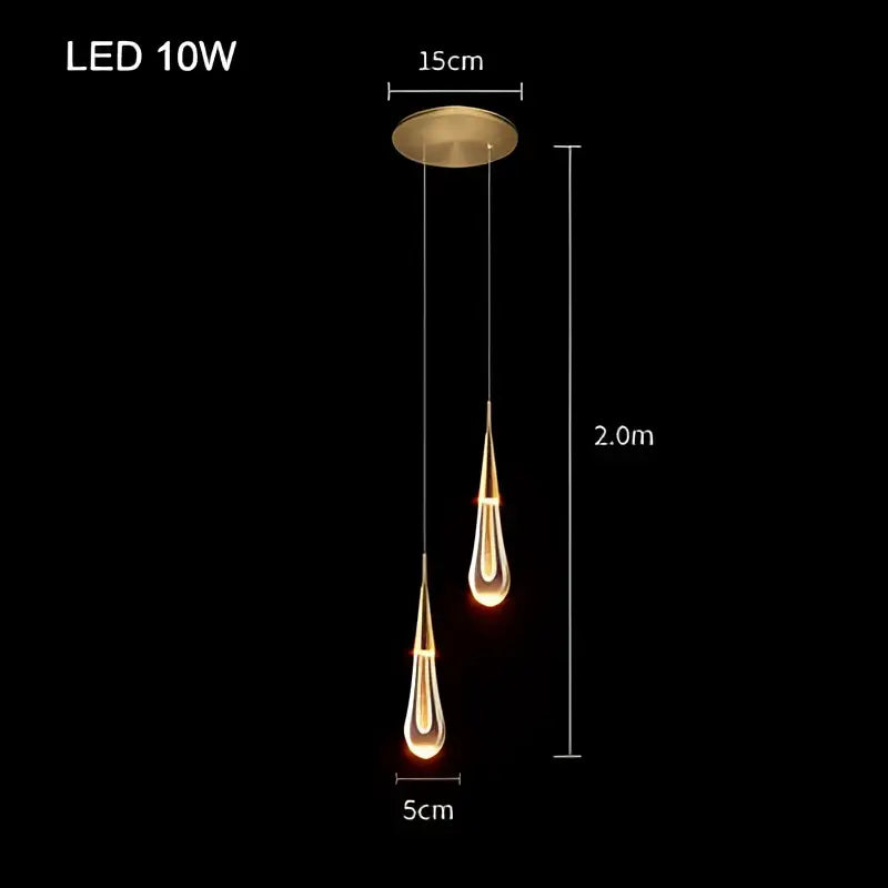 Modern gold crystal bubble pendant chandelier with three teardrop led lights for dining room decorbites crystal bubble
