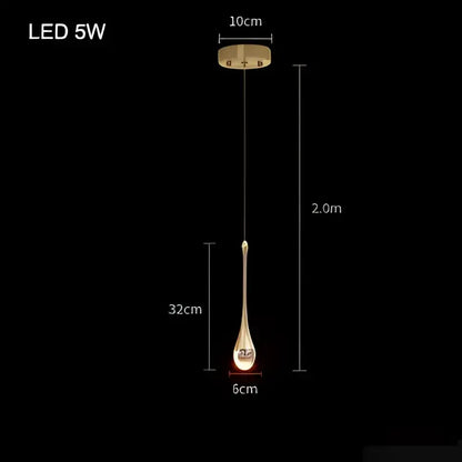 Modern gold crystal bubble pendant chandelier with teardrop glass shade and led bulb for dining room decorbites crystal bubble