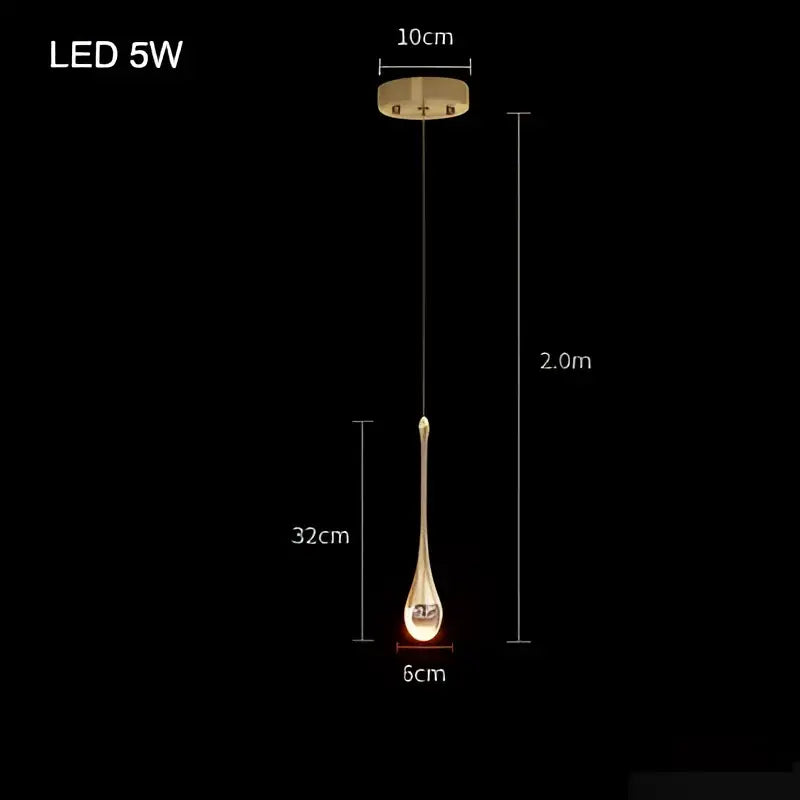 Modern gold crystal bubble pendant chandelier with teardrop glass shade and led bulb for dining room decorbites crystal bubble
