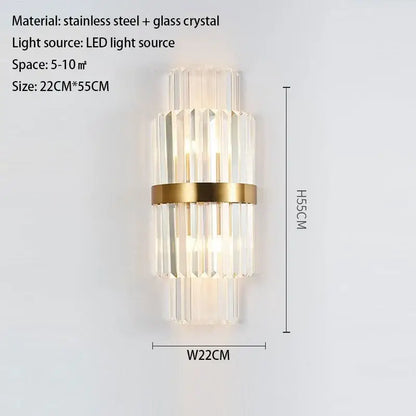 Elegant gold crystal led ring chandelier featuring vertical crystal rods and stainless steel band for dining room decorbites crystal led lighting