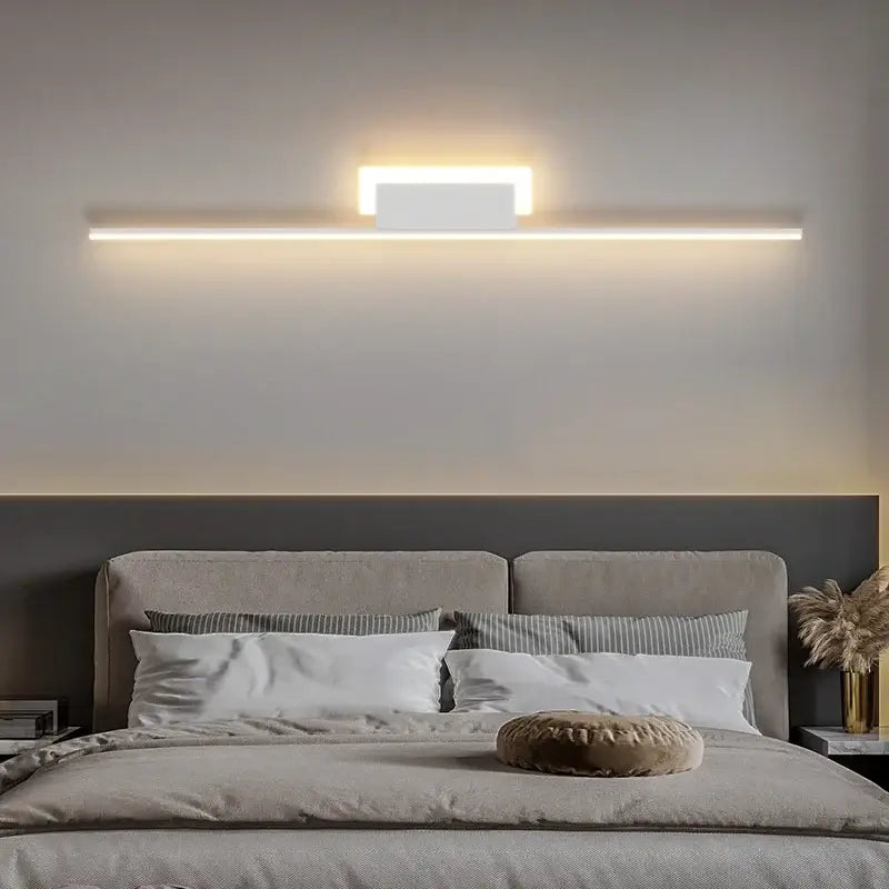 Modern gold curved led wall lamp with sleek white finish and warm ambient glow for living room decorbites led wall lamp