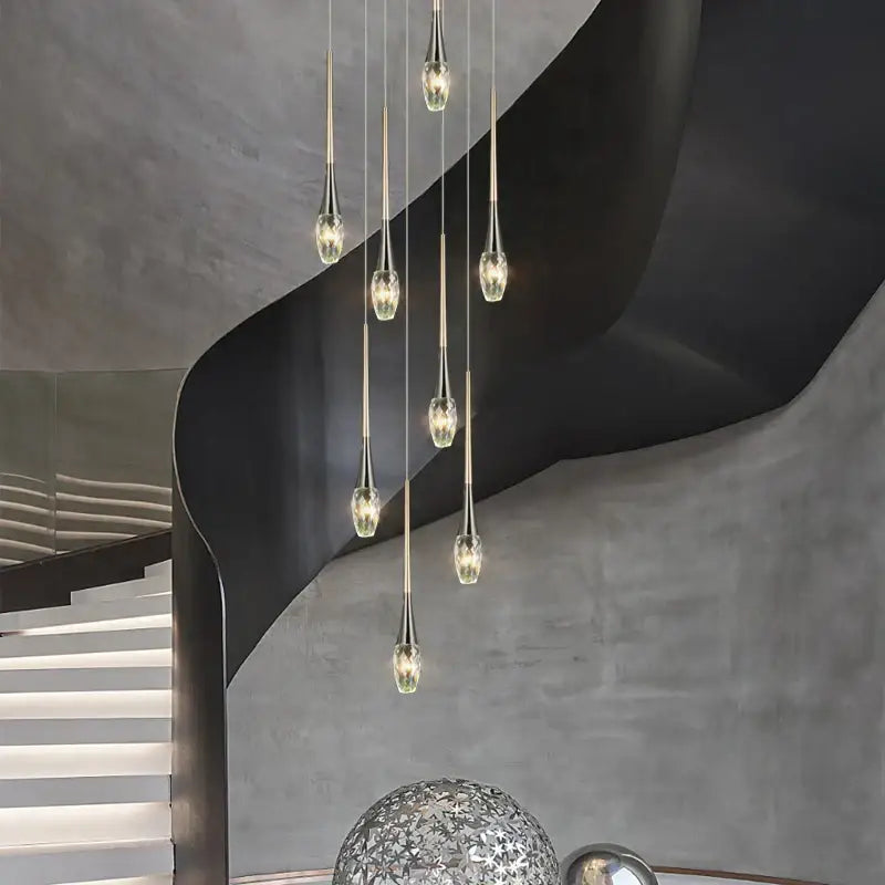 Modern gold elegant crystal chandelier with silver teardrop design and crystal accents for living room decorbites elegant crystal