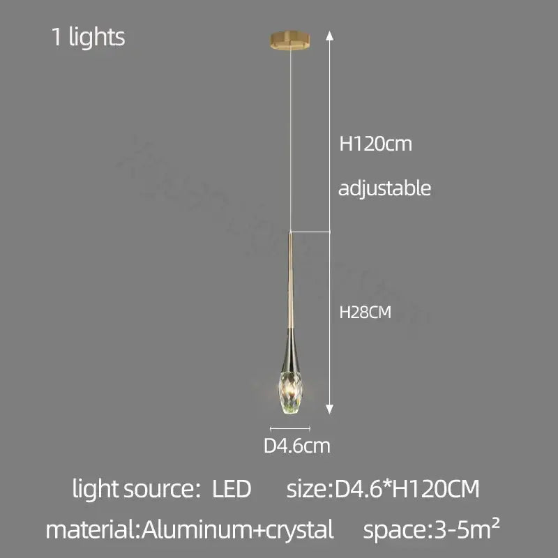 A modern gold elegant crystal chandelier with aluminum ceiling mount and teardrop crystal shade for living room decorbites elegant crystal
