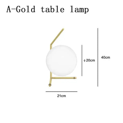 A sleek gold glass ball led chandelier light lamp with minimalist frosted globe and slender metallic arms for decorbites