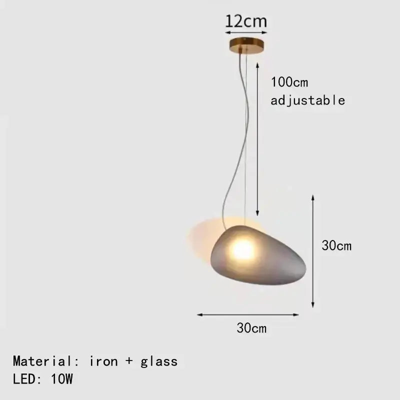 A sleek modern glass indoor pendant light with a gray metallic finish for dining room decorbites glass indoor pendant lights