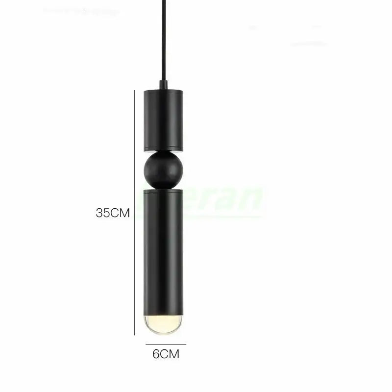 Modern gold iron art led pendant light in black iron with matte finish and central sphere for warm living room decorbites ambiance
