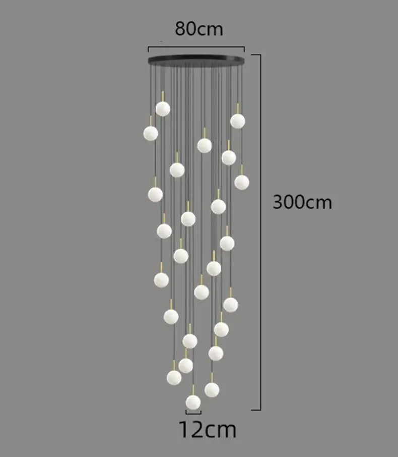 Modern gold led ceiling lamp chandelier with black circular top and white glass globes for dining room decorbites led ceiling