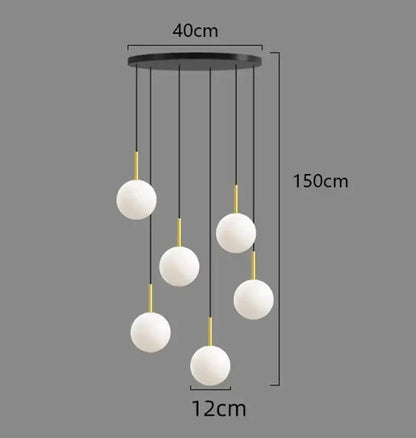 Modern gold led ceiling lamp chandelier with five white glass shades and black cords for dining room decorbites led ceiling