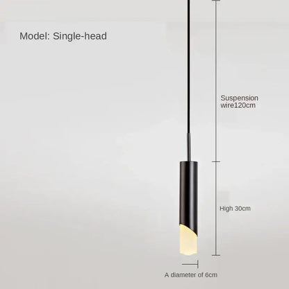 Modern gold led pendant light featuring a black cylindrical decorbites gold led pendant with warm glow and 120cm wire suspension