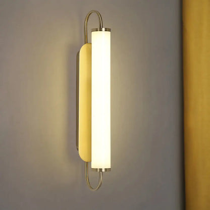 DecorBites™ DecorBites™ Modern Gold LED Wall Sconce with Acrylic Shade
