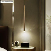 Modern gold metal shade led sconce with slender metal body and warm white bulb for living room 110v-120v fixture width