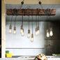 Modern Gold Pendant Light for Kitchen Island with Open Bulb Design